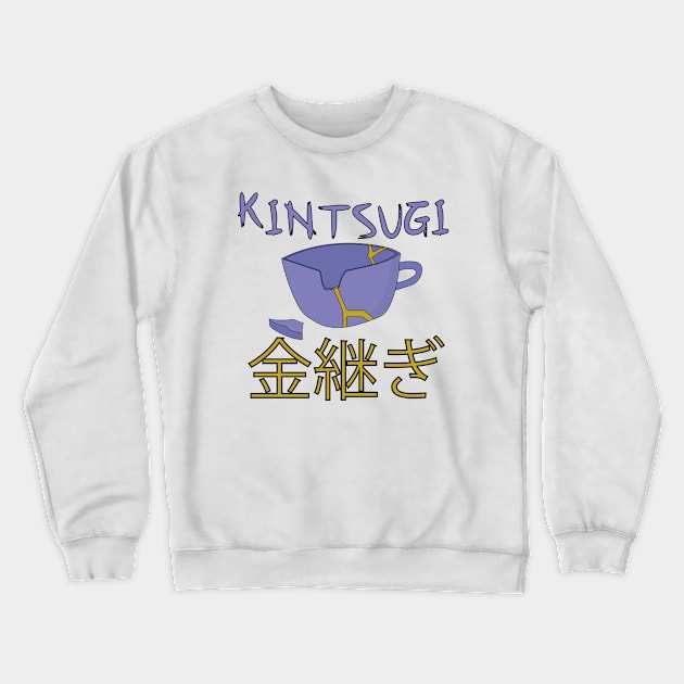 Kintsugi Kintsukuroi Crewneck Sweatshirt by DiegoCarvalho